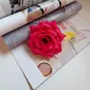 Flor Artificial Flor de Rosa con Diamantes Envueltos a Mano Cabeza de Flor Artificial Falsa Material de Flor Artificial Hecha a Mano Accesorios Adornos Flor de Seda Accesorios Festivos