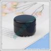 Frasco de Creme Preto 20g, Frasco Refil de Creme Facial, Frasco de Máscara Capilar de Boca Larga, Frasco de Bolhas, Frasco Vazio de Pomada de Creme Facial, Frasco de Máscara de Lama 20ml