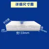 Disipador de calor de perfil de aluminio Máquina CNC de alta potencia Aletas electrónicas Aleación de aluminio Placa de aluminio Aleta de alta densidad Diente Radiador