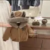 ¡Diablito con Estampado de Leopardo! Chaqueta Gruesa de Terciopelo Súper Linda para Niñas Sudadera Cálida de Otoño e Invierno