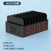 Enchufe Cargador Multipuerto con Soporte para Teléfono, QC3 Integrado.