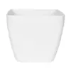 Atacado do Fabricante Vasos Quadrados para Flores, Recipientes Simples para Vasos de Flores, Vasos para Plantas de Exterior, Vasos para Flores de Imitação de Porcelana, Vasos Espessos de Plástico para Mudas