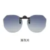 Nuevas gafas de sol polarizadas con clip abatible de moda para mujer, de alto diseño, para hombre, tipo piloto, con clip de visión nocturna
