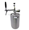 Máquina de cerveza comercial enfriada por agua equipo comercial para té de leche acero inoxidable exterior batidor de vino cerveza artesanal plato manual