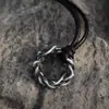 Collar Vintage de Heridas de Espinas para Hombres y Mujeres Personalidad de Alto Nivel Nicho Colgante de Vid Marchita Moda Hip-hop Tendencia Cadena para Clavícula de Hombre