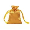 Bolsa de Cetim de Seda com Cordão, Bolsa de Cetim, Bolsa de Armazenamento para Joias, Bolsa de Embalagem para Presente de Joias à Prova de Poeira para Itens Pequenos