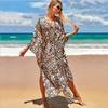 Jaqueta Cobre-Biquíni Europeu e Americano de Viscose Transfronteiriça Roupa Externa para Fato de Banho de Águas Termais Saia de Praia à Beira-Mar Xale de Fato de Banho para Mulheres