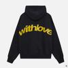 Sudaderas con capucha casuales holgadas personalizadas multicolor con letras de tendencia americana de otoño e invierno 2025 europeas y americanas al por mayor