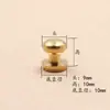 Cobre puro cabeza Heshang pezón de latón clavo hecho a mano DIY equipaje tela accesorios de ferretería tornillo de bolsa