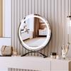 Corazones de Internet Espejo Relleno de Luz de Viento Dormitorio Escritorio LED Recargable Espejo de Tocador Espejo Inteligente de Maquillaje