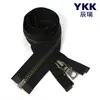 Cremallera YKK al por mayor en stock, No. 5 cremalleras de bronce antiguo de una sola apertura, especiales para ropa y chaquetas, tirador de metal YKK
