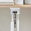 Portacepillos de Dientes Estilo Japonés Montado en Pared para Baño del Hogar Estante sin Taladro Portacepillos de Dientes Eléctricos Minimalista