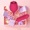 Vibrador de Ovo Vibratório em Formato de Rosa para Lamber a Língua, Sex Toy de Dupla Cabeça, Bastão Vibratório para Masturbação, Produtos para Adultos no Atacado