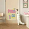 Placa de Arranhar para Gatos Dopamine Home, Adesivo de Parede Vertical Afiador de Garras para Gatos, Tapete de Arranhar para Gatos Durável e que Não Solta Pelos, Aliviador de Tédio para Gatos