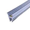 Tira de sellado de silicona h en forma de U para ventana a prueba de viento, tira de sellado impermeable para baño, ducha, puerta y ventana de vidrio sin marco