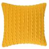 Fronha Jacquard de Tricô Acrílico Cor Sólida Nova INS Almofada de Sofá Almofada de Lã Encosto de Cabeceira