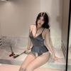 Lencería Sexy para Mujer, Puro Deseo, Provocador, Sin Entrepierna, Body de una Pieza que No se Quita, Ropa de Dormir Sexy, Estimulante, Ajustado, Corte Ceñido, Traje de Baño