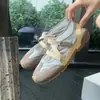 Sapatos Mary Jane para Mulheres 2026 Tênis Estilo Ballet com Aumento Oculto de Altura, Solado Macio, Tênis Prata-Cinza para Mulheres