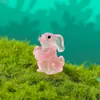 Micro-Paisaje de Musgo Lindo Hongo Luminoso Conejo Muñeco Accesorios de Decoración DIY Jardinería Paisajismo Pequeños Adornos