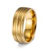 Fornecimento Transfronteiriço Anel Masculino Largo de 8mm em Aço Inoxidável Fosco Joias de Moda Simples Europeias e Americanas Joias de Mão de Fábrica Atacado