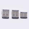 Zócalo hembra USB 3.1 tipo C, 6 pines, vertical H15.0mm, dos patas, conector directo, lengüeta DIP, cuello interior