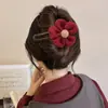 Presilha Jacaré de Alta Qualidade, Prendedor de Cabelo Grande para Nuca, Grampo Exquisito para Cabelo Grosso, Presilha de Cabelo com Laço, Grampo de Cabelo