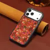 Funda para iPhone 18 Promax Denior Ecológica de Corcho Impreso con Carga Inalámbrica Magnética Anti-Caídas para Apple 17P