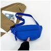 Bolsa de Pecho de Tela de Nailon Riñonera para Mujer 2024 Primavera Nuevo Estilo Fresco Combinable Bolso Silla de Montar Verano Casual Bolsa Deportiva