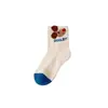 Calcetines para Niños Primavera/Verano Calcetines Finos de Algodón Calcetines de Malla Verano Infantil Calcetines Cortos Ultra-Delgados Calcetines de Perro de Dibujos Animados para Bebé de Media Pantorrilla