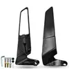 Universal Motocicleta Vehículo Eléctrico Aleación de Aluminio Plegable Alado Pantorrilla No. Espejo Retrovisor de Reversa con 9 Reflectores