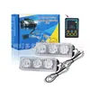 Venta Directa de Fábrica Luz para Parrilla de Coche Una a Dos Luces Intermitentes Modificadas Luces LED de Advertencia de Apertura Luces Estroboscópicas 12V-24V