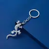 Chaveiro de Lagarto Diamante Cor Metálica Cor Personalizada Lagarto Carro Pingente de Chave Masculino Venda Quente Transfronteiriça Atacado