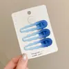 Pinzas para el Cabello de Color Gelatina para Mujer, Accesorios para el Cabello Creativos de Nicho, Pinzas Laterales Frescas y Dulces, Pinzas de Pato Estilo Coreano, Pinzas para el Cabello de Alta Gama y Elegantes