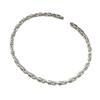Pulsera hueca con mangas de cuerda de plata esterlina S925 para mujer, estilo nicho de alta gama, de la industria pesada de Corea del Sur.