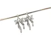 Colgante de Lazo de Cinta con Circonitas Micropavimentadas Relleno de Oro de 14K que Conserva el Color Colgante para Pulsera DIY Collar Pendientes Pendientes