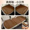 Juego personalizado de tres piezas para cojín de asiento de coche para invierno, almohadillas de asiento de coche de felpa prensadas en caliente universales para filas delanteras y traseras