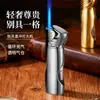 Isqueiro Azul Flamejante Compacto Personalizado Criativo Celebridade da Internet À Prova de Vento Recarregável Gravado Presente para Namorado Alívio do Estresse