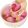 Tangyuan de Morango Inteiro, Tangyuan em Formato de Caqui e Amendoim, Tangyuan Multissabor, Lanche Popular para o Festival das Lanternas, Tangyuan Congelado Atacado