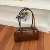 Almohada de comercio exterior transfronteriza 2026 simple casual retro europeo y americano nuevo bolso de mano de bolos debajo del brazo bolso de hombro baguette