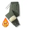 Pantalones de Algodón Ultrasónicos Transfronterizos, Pantalones Casuales de Algodón Cachemir, Pantalones Deportivos Gruesos de Terciopelo Casuales Sueltos para Hombre Talla Grande