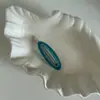 Pasador Ovalado de Diamantes de Colores de Lujo Ligero para la Parte Trasera de la Cabeza de Mujer, Pasador de Flequillo Lateral de Nicho Estilo Lujo Ligero de Gama Alta