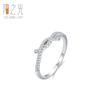Anillo de Plata de Ley s925 de Lujo Ligero para Combinar con Todo para Mujer Coreano ins Geométrico Micro Diamante Anillo para el Dedo Índice Joyería de Moda