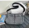 Atacado Transfronteiriço Bolsa Pequena Transversal Casual Japonesa e Coreana para Mulheres 2026 Nova Bolsa Leve de Jeans Grande Capacidade Bolsa de Ombro Transversal