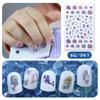Fornecimento transfronteiriço de novos adesivos de unhas com glitter à prova d'água, adesivos de fita à prova d'água, decalques de unhas infantis pequenos e frescos