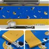 Pegatina de Pared Autoadhesiva de Dibujos Animados Pegatina a Prueba de Aceite para Cocina Papel Tapiz de Azulejos Impermeable para Baño Estufa Resistente a Altas Temperaturas Calcomanía de Renovación