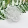 Flores de Tecido de Gaze de Três Fios Estilo Coreano com Bordas Queimadas, Acessórios de Roupas DIY Feitos à Mão, Decorações para Pentes de Cabelo, Patches de Tecido de Renda
