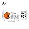 Decoración de ambiente festivo de Halloween pegatinas para ventana interior película transparente electrostática de PVC película de privacidad pegatinas para ventana al por mayor