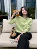 Ropa Zhengqite/[Estética de Atmósfera] Serie Cepillada de Lana y Cachemira Tops Cárdigan de Punto Suave para Mujer #