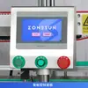 Máquina Automática de Etiquetado de Botellas Cuadradas Zonesun Plástico, Vidrio Máquina de Etiquetado Envolvente Lateral Triple para Botellas Cuadradas