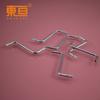 Z2 * 14*36*14 Eje de compresión recto doble Eje tipo Z Brazo basculante de metal Hardware Diámetro del brazo basculante 2 mm